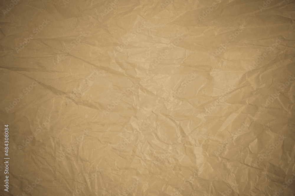 Fototapeta premium Crumpled paper recycling background.