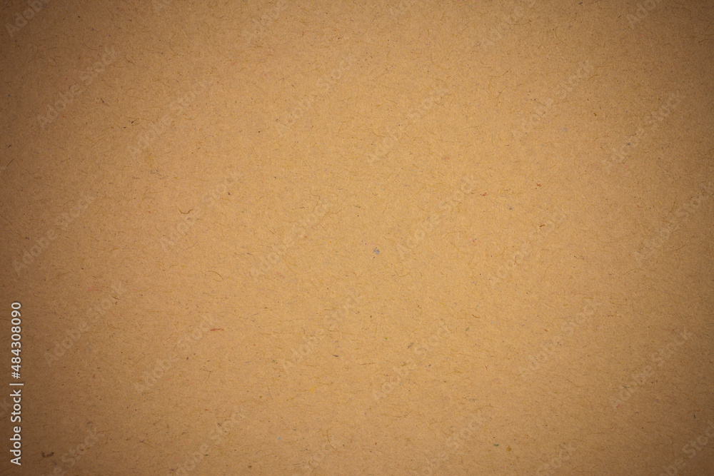 Fototapeta premium Brown craft paper background.