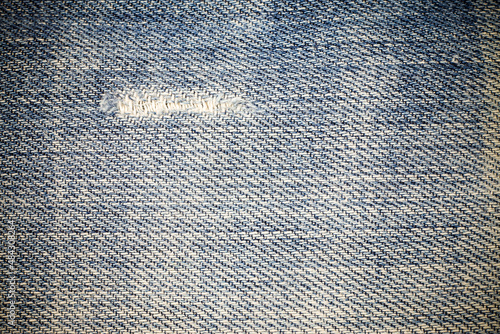 Vintage blue Jeans background.
