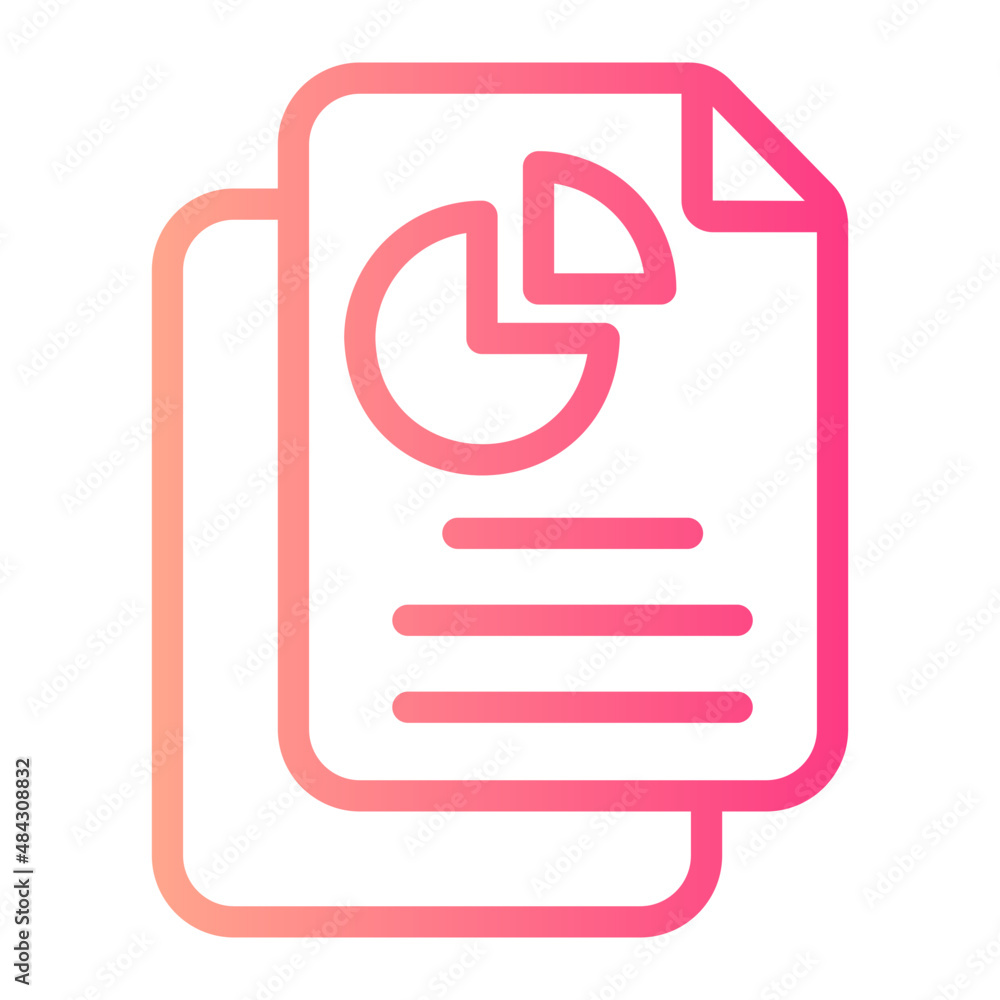 document gradient icon document gradient icon