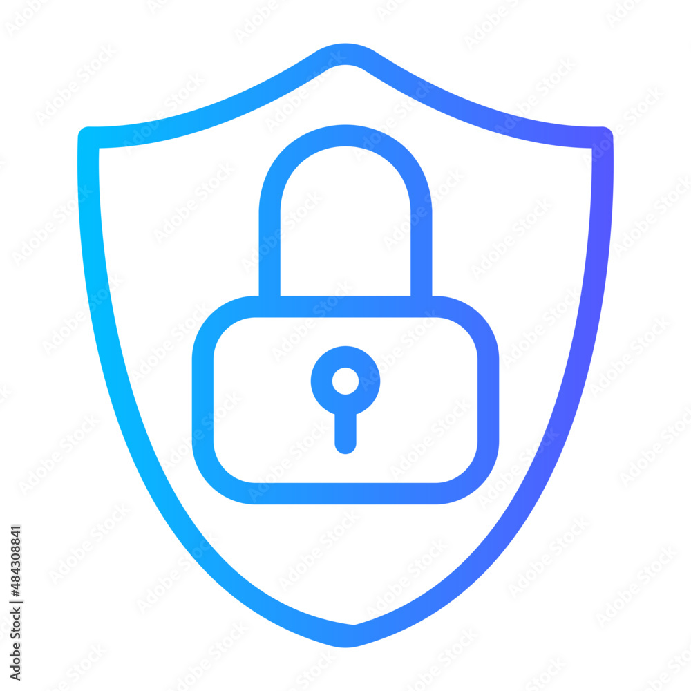 padlock gradient icon padlock gradient icon
