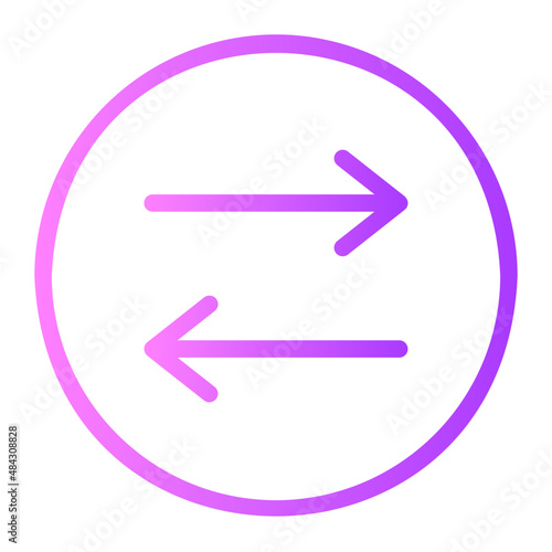 data transfer gradient icon