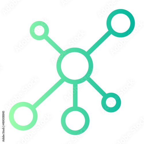 network gradient icon
