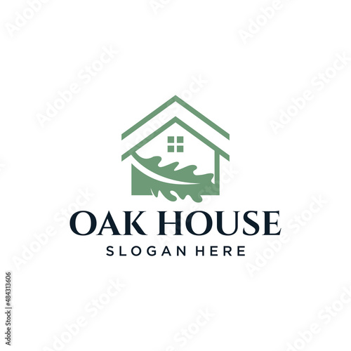 oak house creative elegant logo design