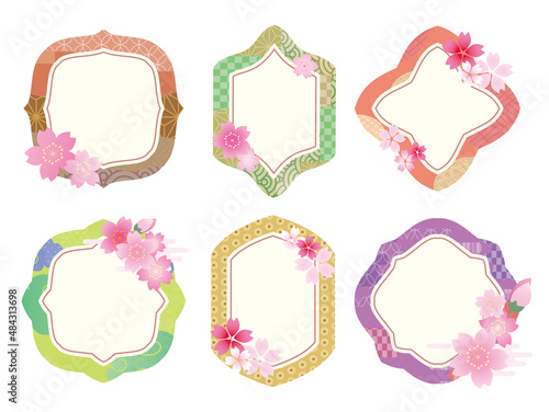 春　桜　花びら　背景
