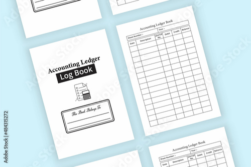 KDP interior accounting ledger notebook. Business finance tracker ledger. Balance sheet tracker log book. Accounting ledger KDP interior. Daily balance journal logbook template. KDP interior logbook.