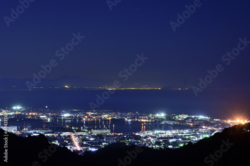 日本平から見る駿河湾の夜景