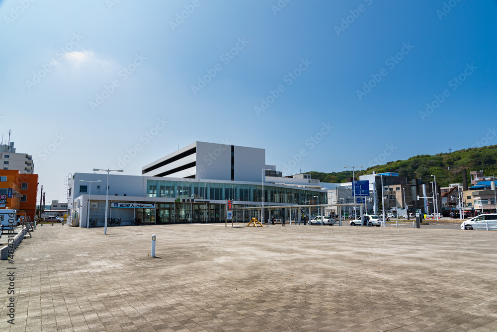 Naklejka premium 稚内駅の外観 北海道稚内市