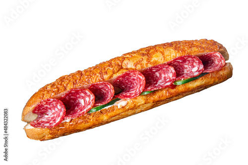 sausage sandwich fast food fresh meal food snack on the table copy space food background