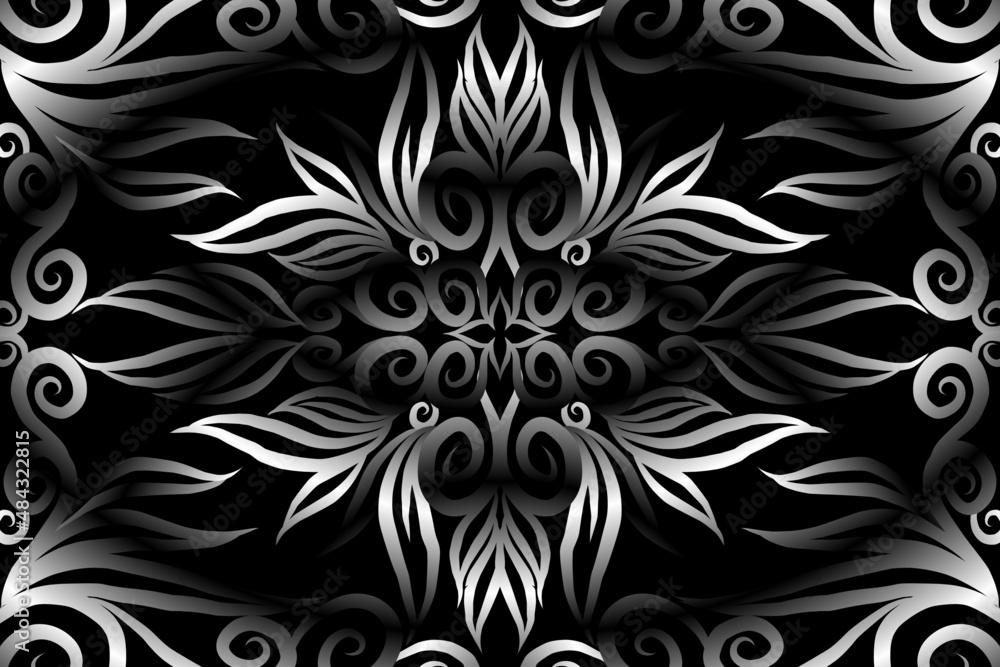 colourful caleidoscope classic gradient flower art pattern of traditional tenun batik ethnic dayak ornament for wallpaper ads background sticker or clothing colourful caleidoscope classic gradient flower art pattern of traditional tenun batik ethnic dayak ornament for wallpaper ads background sticker or clothing