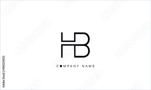 BH, HB, BH, Letters logo monogram