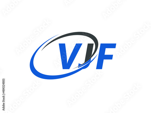 Free Download VJF letter creative modern elegant swoosh logo design - GFXLoad