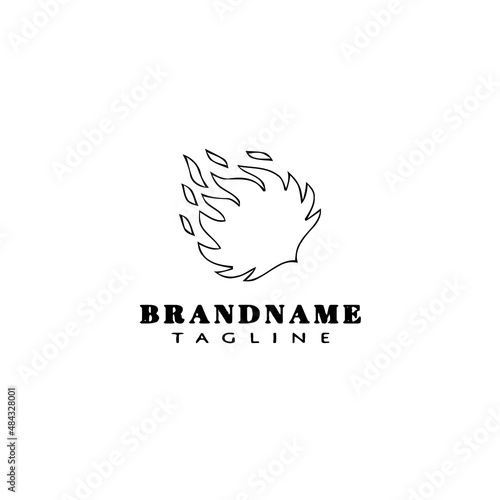 Wallpaper Mural fire logo design template icon vector illustration Torontodigital.ca