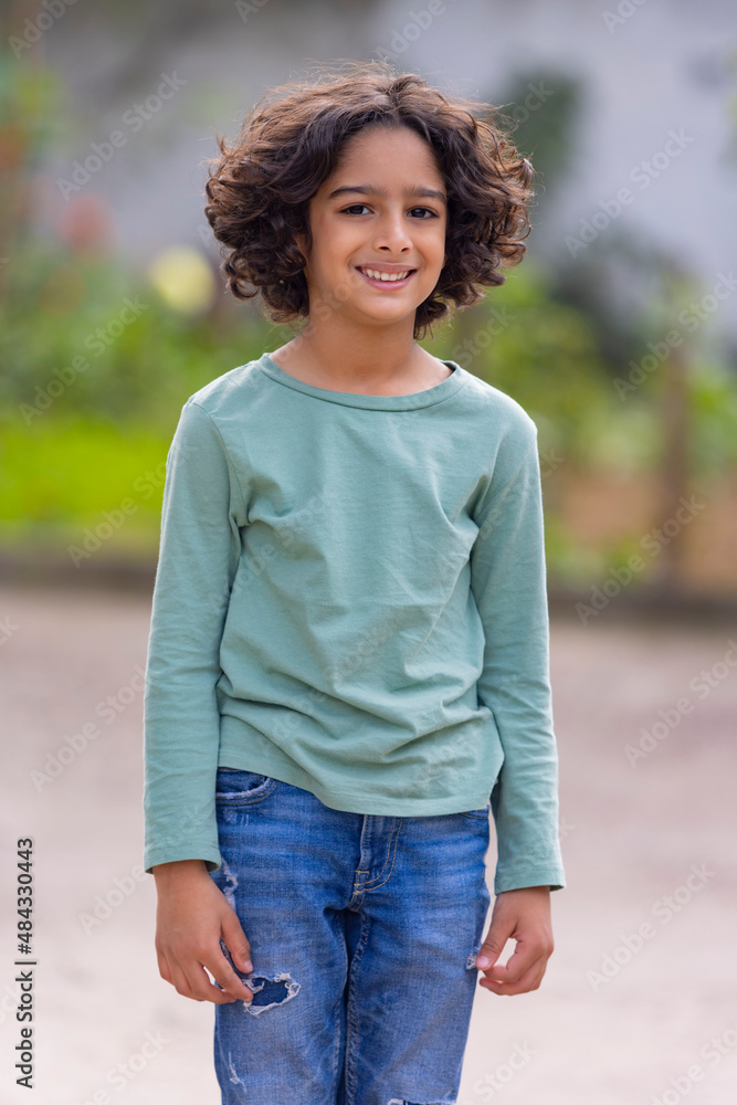 Portrait of a happy little boy looking at the camera with smile Portrait of a happy little boy looking at the camera with smile