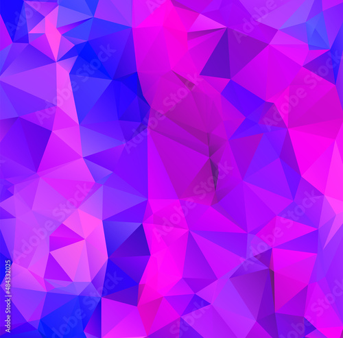 blue and purple geometric pattern triangles polygonal design for web and background, application