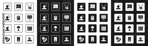 Set Psychology, Psychological test, Solution problem in psychology, Broken heart or divorce, Encephalogram, book, Online psychological counseling and Dreams icon. Vector