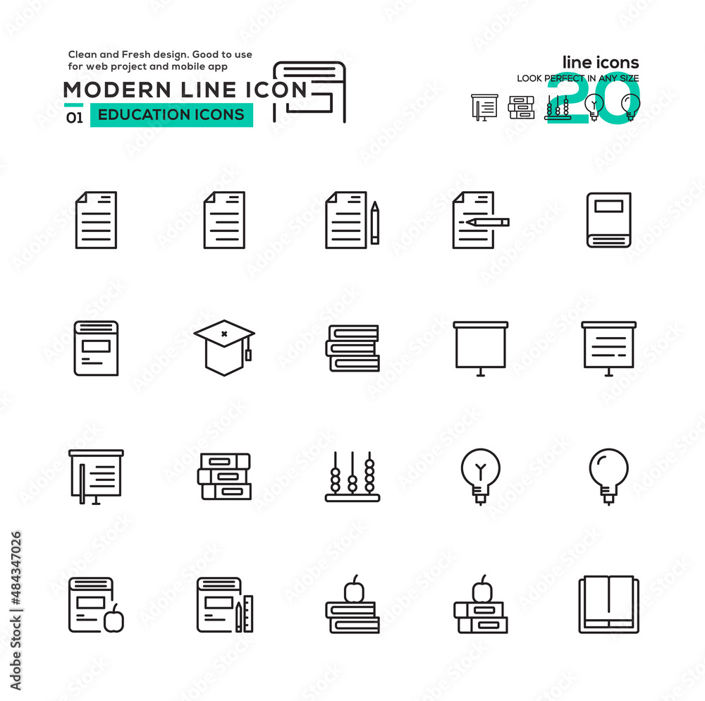 Education Icon set Education Icon set
