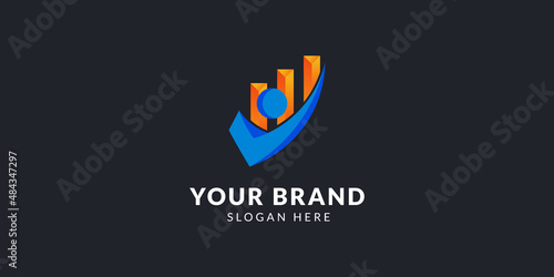 accounting and people logo template