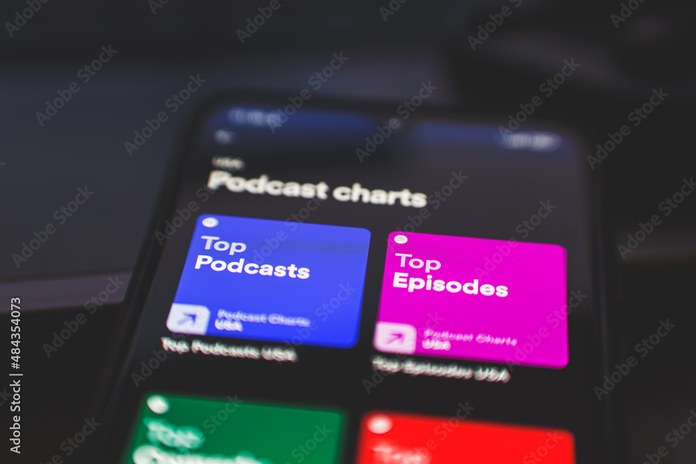 Podcasts charts on spotify. Podcast listening platform. A podcast is an