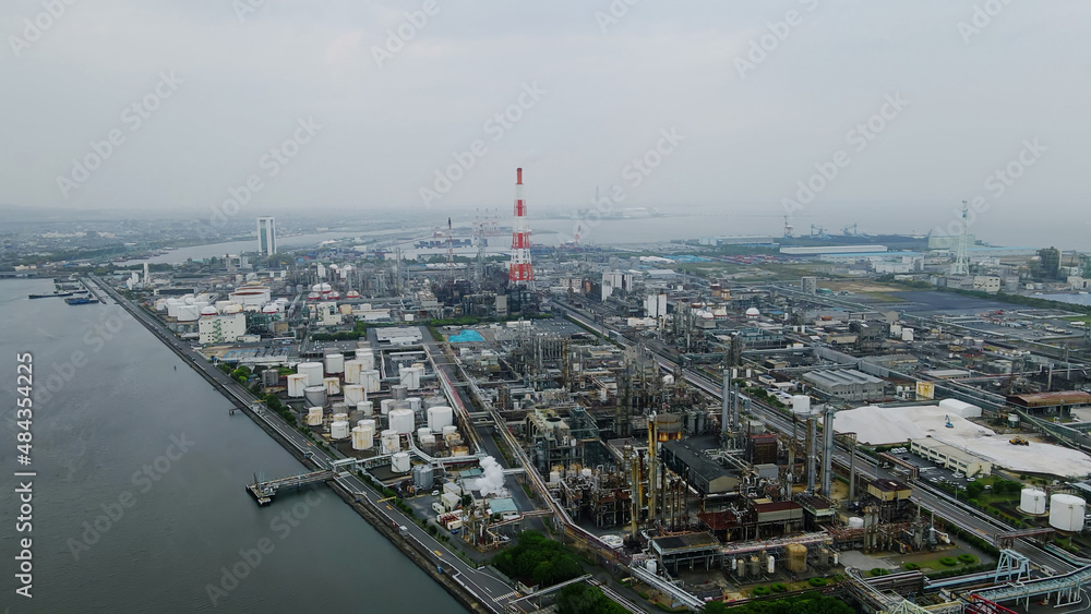 工業地帯 空撮 Stock 写真 | Adobe Stock