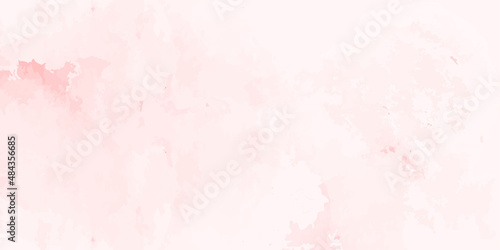 Pink watercolor wet wash splash background. Vector illustration template for birthday, banner, wedding, it's a girl card, mother's day and much more.