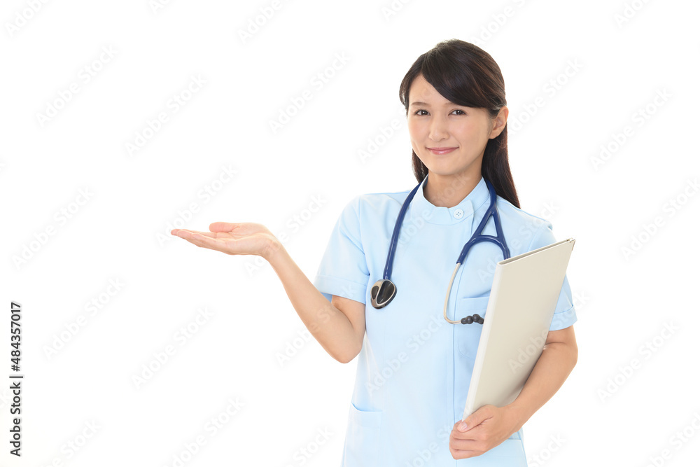 笑顔の看護師 笑顔の看護師