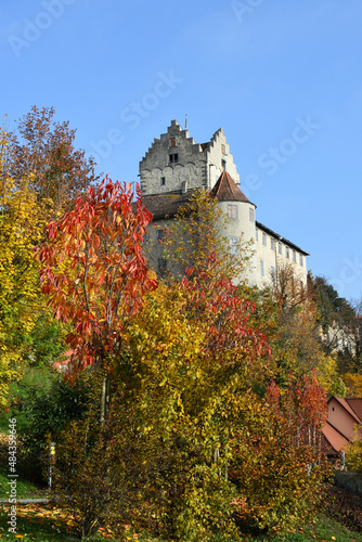 Meersburg am Bodensee, Burg im Herbst