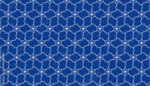 Seamless japanese geometric pattern. Vector background EPS 10