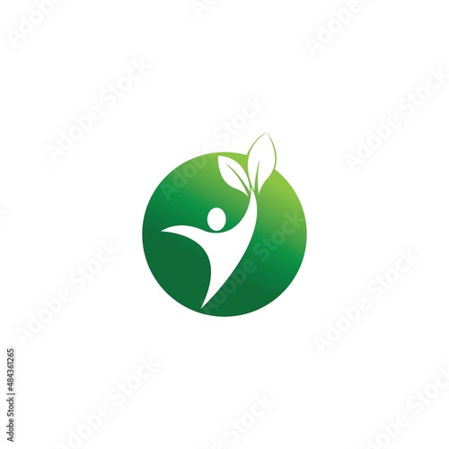 Human Healthy Life Logo template vector icon