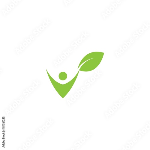 Human Healthy Life Logo template vector icon