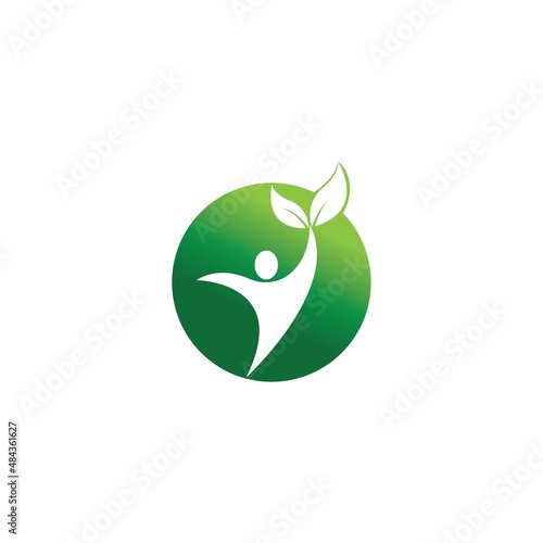 Human Healthy Life Logo template vector icon