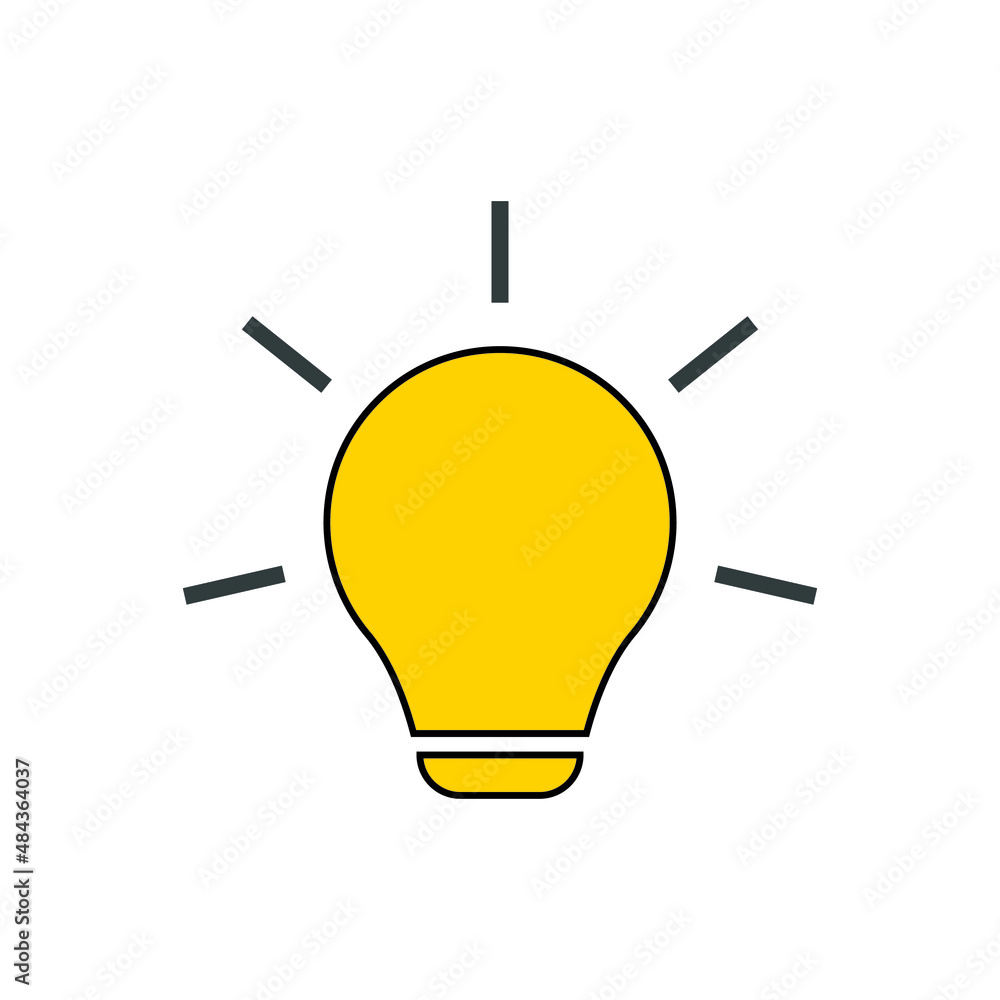 Light Bulb icon vector Idea sign solution, thinking concept colorful template
Light Bulb icon vector Idea sign solution, thinking concept colorful template