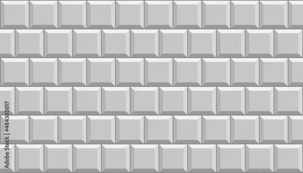 Subway tile background. Grey brick wall pattern for kitchen and bathroom. Vector illustration. Subway tile background. Grey brick wall pattern for kitchen and bathroom. Vector illustration.