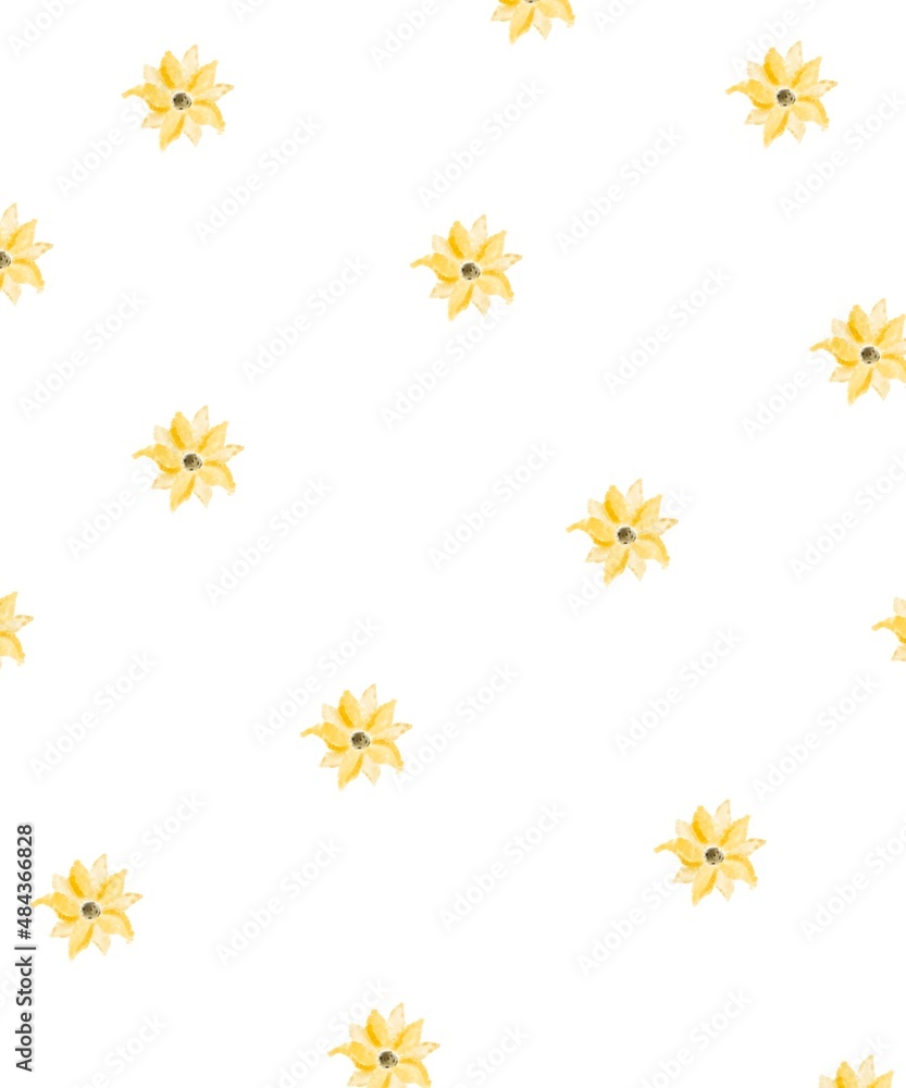 Light background of sunflowers Light background of sunflowers