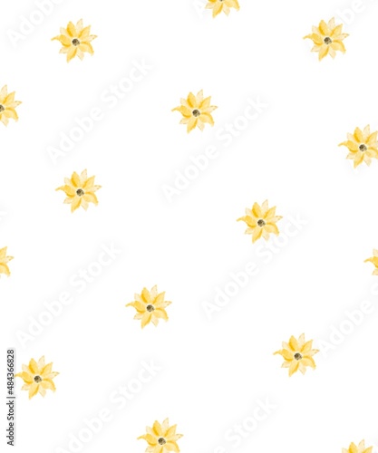 Light background of sunflowers