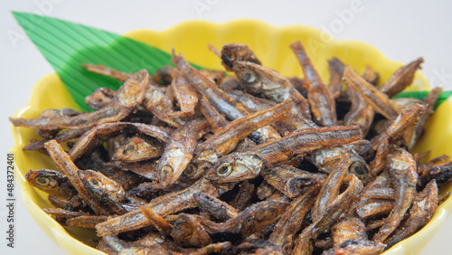 日本の料理「田作り」”Sweet fried sardines” photo