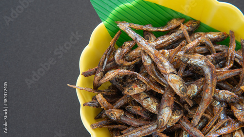 日本の料理「田作り」”Sweet fried sardines” photo