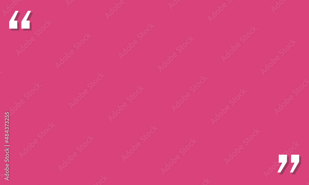 pink background with double quotes