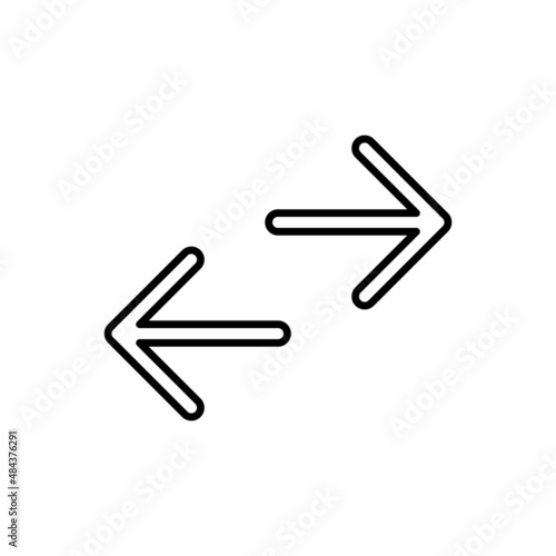 swap arrow icon vector
