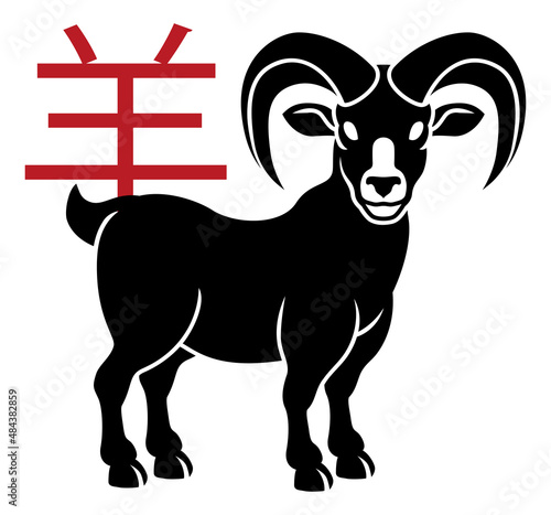 Ram Goat Chinese Zodiac Horoscope Animal Year Sign