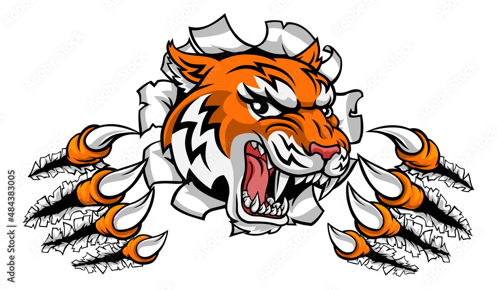 Tiger Animal Cartoon Mascot