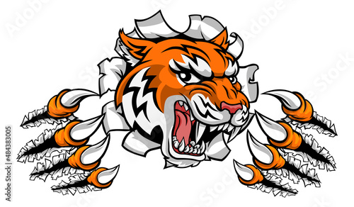 Tiger Animal Cartoon Mascot