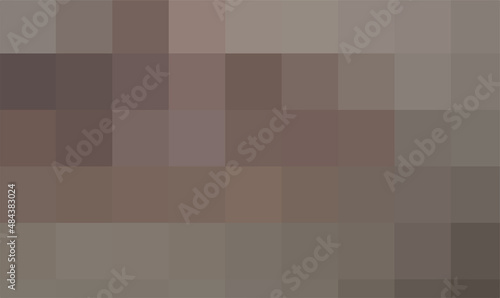 Brown background. Art texture from dark and light brown squares for presentation, magazines, fliers, annual reports, posters and business cards. Vector illustration