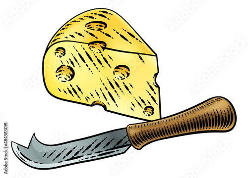 Wedge of Swiss Cheese Knife...