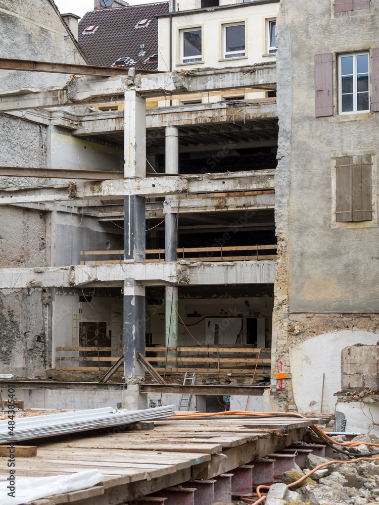Demolished building Demolished building