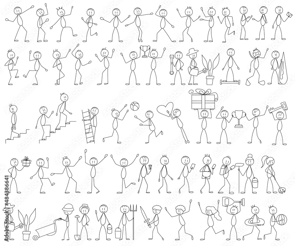 figure people sketch set ,contour, vector figure people sketch set ,contour, vector