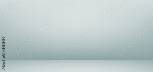 Dark blue wall background studio. Vector illustration