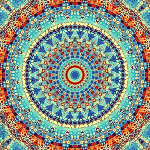 Abstract fractal pattern.