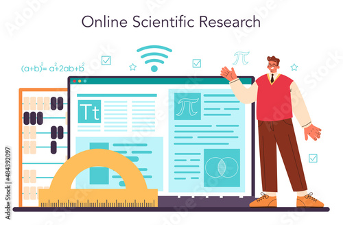 Mathematician online service or platform. Mathematician use