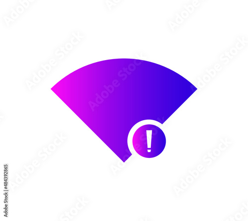 no wi-fi connection icon, no Wireless network sign symbol